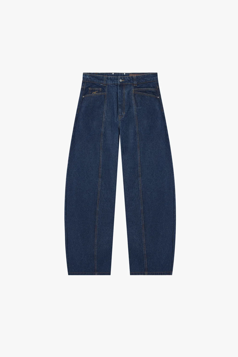 Barrel Jeans Raw Indigo | WEAVEPLACE